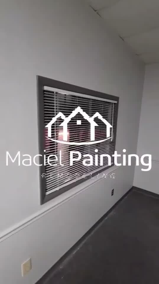 Refinished built-in cabinet by Maciel Painting near Roswell, GA