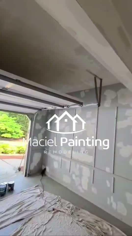 Freshly painted interior ceiling and trim by Maciel Painting near Mountain Park, GA